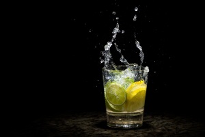 Personal project of splash photography using strobes, wireless triggers, lemons, limes, and water