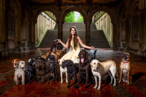 Bridal Portrait Session with Dogs at the Sallee Photography Course