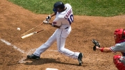 Endy Chavez Broken Bat